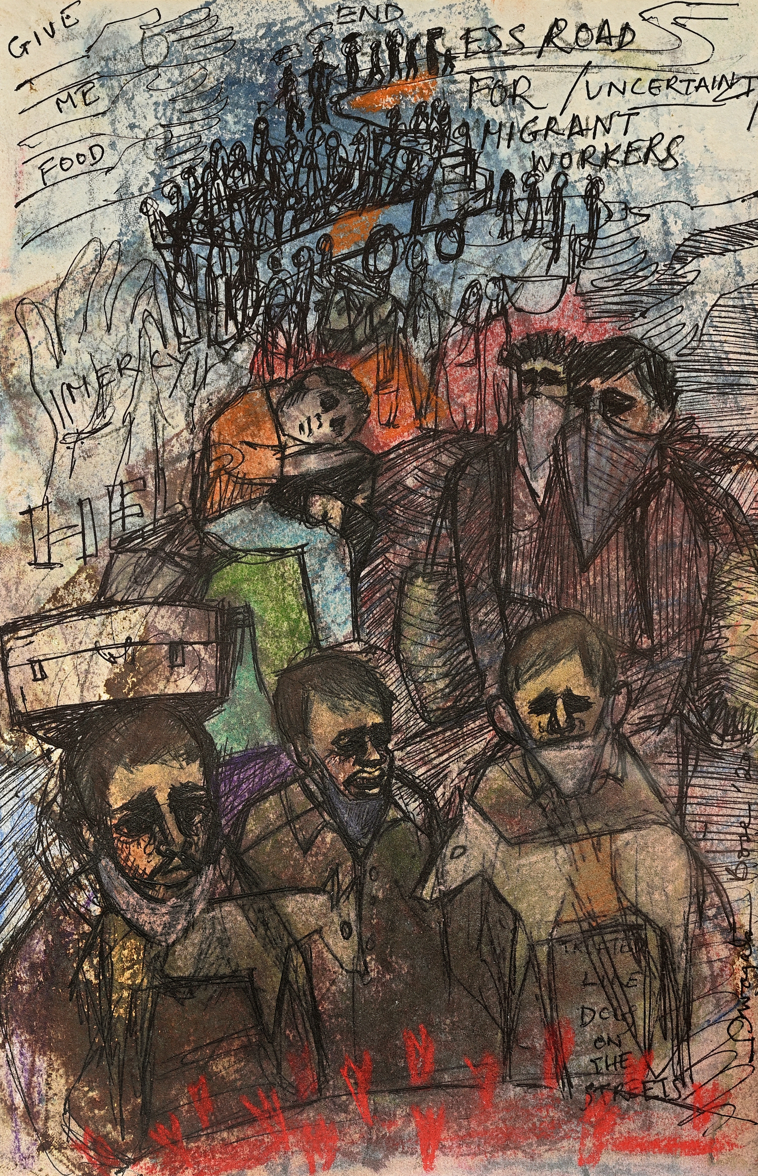 Figurative painting by Swagata Bose